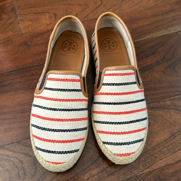 Tory Burch Shoes - Tory Burch Striped Espadrille: Gently Worn Size 7